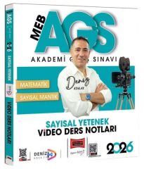 Yargı 2026 MEB-AGS Sayısal Yetenek Video Ders Notları