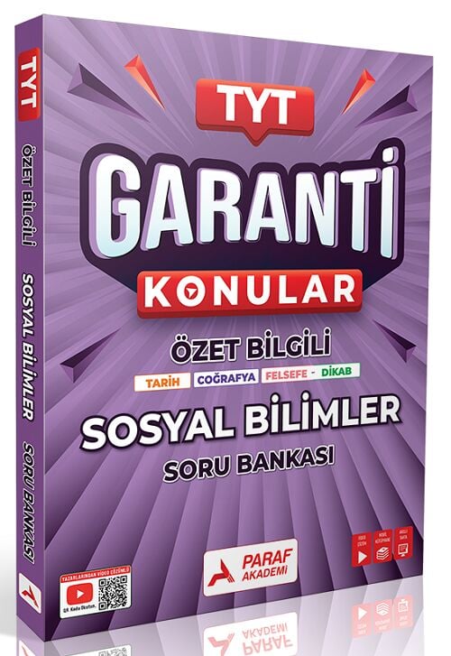Paraf Yayınları TYT Sosyal Bilimler Garanti Soru Bankası