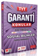 Paraf Yayınları TYT Sosyal Bilimler Garanti Soru Bankası