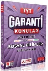 Paraf Yayınları TYT Sosyal Bilimler Garanti Soru Bankası