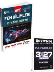Aydın 2027 AYT Fen Bilimleri 10 Deneme+ EVP Akademi Paragraf
