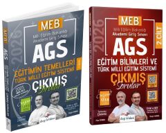YENİ AGS - Dizgi Kitap 2026 MEB-AGS Eğitim Bilimleri ve Türk Milli Eğitim Sistemi Çıkmış Sorular 2 li Set - Ziya Sümer, Özgür Hamal Dizgi Kitap