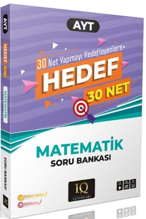 IQ Yayınları YKS AYT Matematik Hedef 30 Net Soru Bankası IQ Yayınları