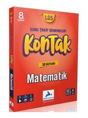 Paraf Yayınları 8. Sınıf Matematik Kontak Konu Takip Denemeleri