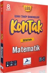Paraf Yayınları 8. Sınıf Matematik Kontak Konu Takip Denemeleri