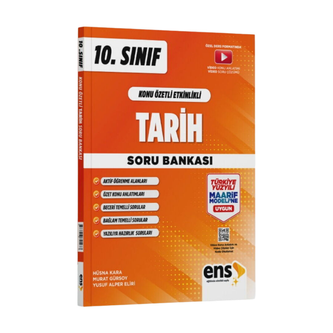 2027 ENS Yayıncılık 10. Sınıf Tarih Maarif Konu Özetli Soru Bankası