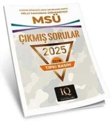 IQ Yayınları MSÜ 2025 Çıkmış Sorular Tıpkı Basım IQ Yayınları