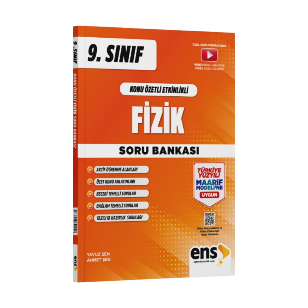 2027 ENS Yayıncılık 9. Sınıf Fizik Maarif Konu Özetli Soru Bankası
