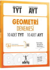 Barış Yayınları TYT AYT Geometri Denemesi 10 Adet TYT 10 Adet AYT