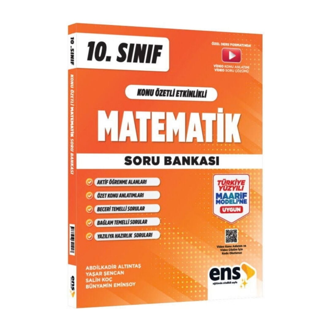 2027 ENS Yayınları 10. Sınıf Matematik Maarif Konu Özetli Soru Bankası
