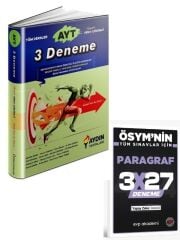 Aydın 2027 AYT Tüm Dersler 3 Deneme+ EVP Akademi Paragraf