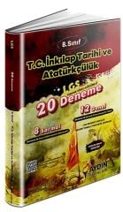 Aydın Yayınları 8. Sınıf LGS İnkılap Tarihi ve Atatürkçülük 20 Deneme