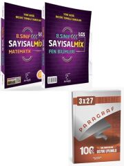 Karekök 2027 8. Sınıf LGS Sayısal Mix Matematik ve Fen Bilimleri+Anla Kazan Paragraf Deneme