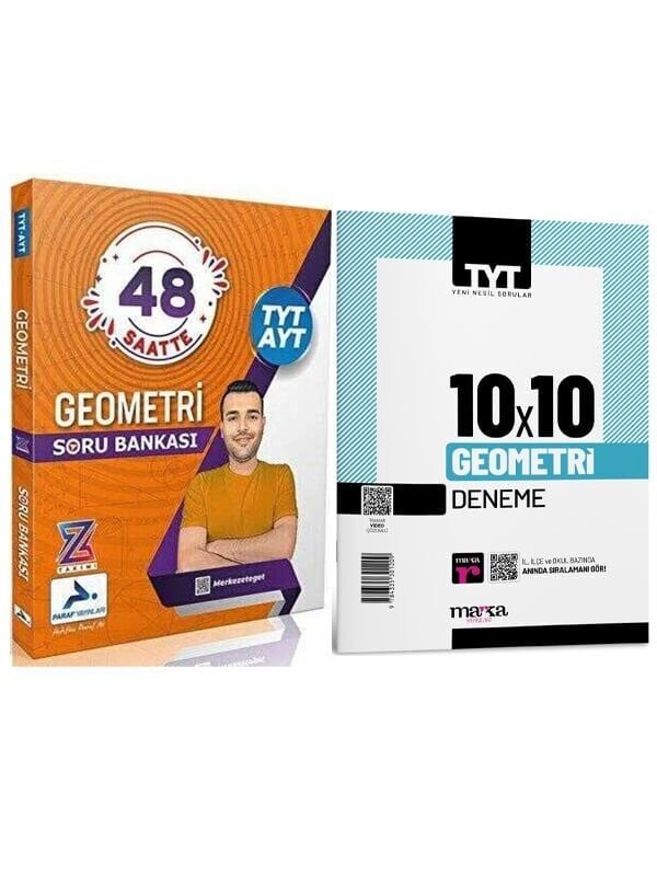 Paraf TYT AYT Geometri Soru Z Takımı ve Marka TYT 10x10 Geometri Deneme