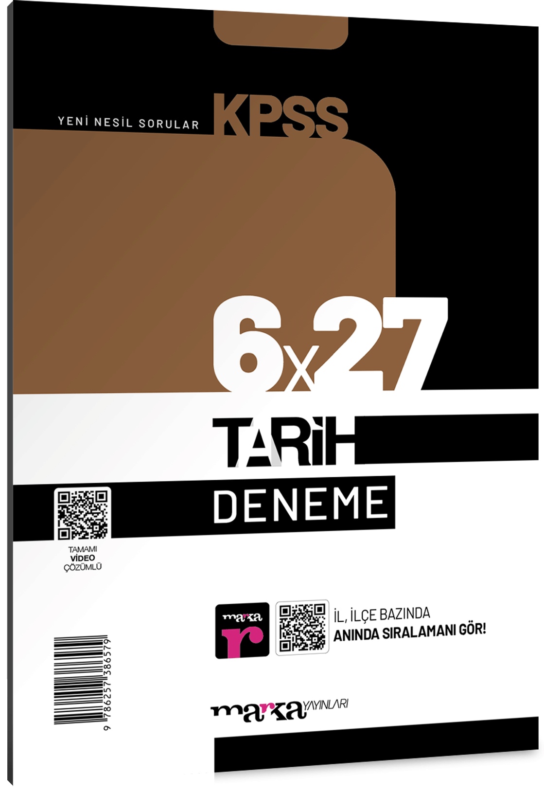 Marka 2025 KPSS Tarih 6x27 Deneme Video Çözümlü Marka Yayınları