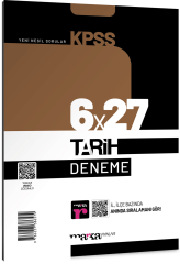 Marka 2025 KPSS Tarih 6x27 Deneme Video Çözümlü Marka Yayınları