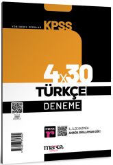 Marka 2025 KPSS Türkçe 4x30 Deneme Video Çözümlü Marka Yayınları