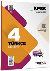 Marka 2026 KPSS Türkçe 4 Deneme Çözümlü Marka Yayınları