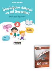 Okyanus 2027 3. Sınıf Junior Master Okuduğunu Anlama Ve Dil Becerileri Metin Kâşifleri+Anla Kazan Paragraf