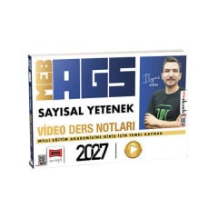 Yargı 2027 MEB-AGS Sayısal Yetenek Video Ders Notları - İlyas Güneş