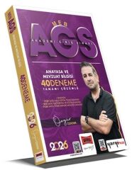 Yargı 2026 MEB-AGS Anayasa ve Mevzuat Bilgisi 40 Deneme Çözümlü - Özgür Özkınık Yargı Yayınları