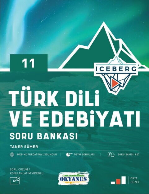 2027 Okyanus Yayınları 11. Sınıf Türk Dili ve Edebiyatı Iceberg Soru Bankası