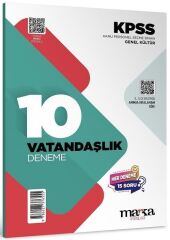 Marka 2026 KPSS Vatandaşlık 10 Deneme Çözümlü Marka Yayınları