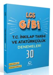 Oksijen LGS Gibi TC İnkılap Tarihi ve Atatürkçülük 30 Deneme Oksijen Yayınları