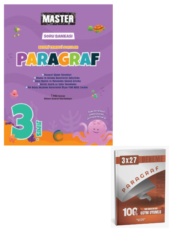 Okyanus 2027 3. Sınıf Master Paragraf Soru Bankası+ Anla Kazan Paragraf