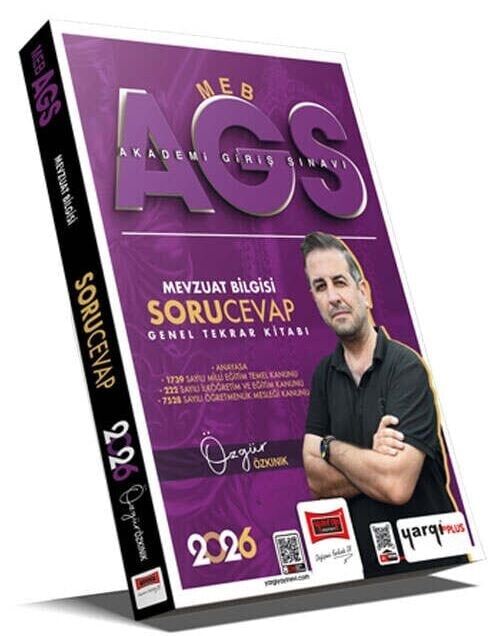 Yargı 2026 MEB-AGS Mevzuat Bilgisi Soru Cevap Genel Tekrar Kitabı - Özgür Özkınık Yargı Yayınları