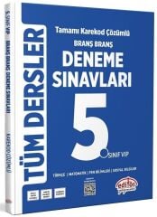 Editör 5. Sınıf Tüm Dersler Ünite Ünite Deneme Sınavları Çözümlü Editör Yayınları