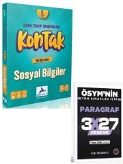 Paraf 2027 5. Sınıf Sosyal Bilgiler Kontak Denemeleri+ EVP Akademi Paragraf