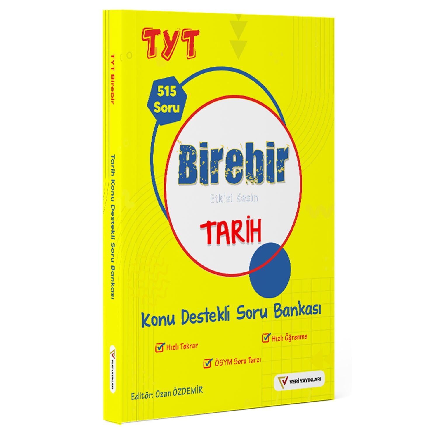 Veri Yayınları YKS TYT Tarih Birebir Konu Destekli Soru Bankası