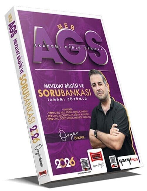 Yargı 2026 MEB-AGS Mevzuat Bilgisi ve Soru Bankası Çözümlü - Özgür Özkınık Yargı Yayınları