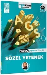 Yediiklim 2026 MEB-AGS Sözel Yetenek Video Ders Notları Ahenk Serisi - Yusuf Bayraktar Yediiklim Yayınları