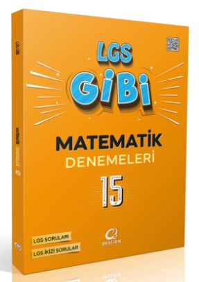 Oksijen LGS Gibi Matematik 15 Deneme Oksijen Yayınları