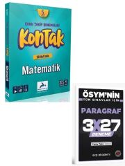 Paraf 2027 5. Sınıf Matematik Kontak Denemeleri+ EVP Akademi Paragraf
