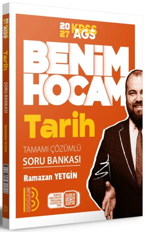 Benim Hocam 2027 KPSS AGS Tarih Tamamı Çözümlü Soru Bankası