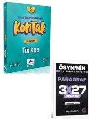 Paraf 2027 5. Sınıf Türkçe Kontak Denemeleri+ EVP Akademi Paragraf