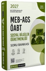 Pegem 2027 ÖABT MEB-AGS Sosyal Bilgiler Öğretmenliği Soru Bankası Çözümlü Pegem Akademi Yayınları