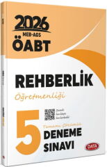Data Yayınları 2026 ÖABT Rehberlik Öğretmenliği 5 Deneme Sınavı