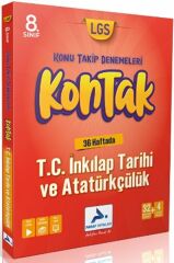 Paraf 8. Sınıf T.C. İnkılap Tarihi ve Atatürkçülük Kontak Konu Takip Denemeleri Paraf Yayın