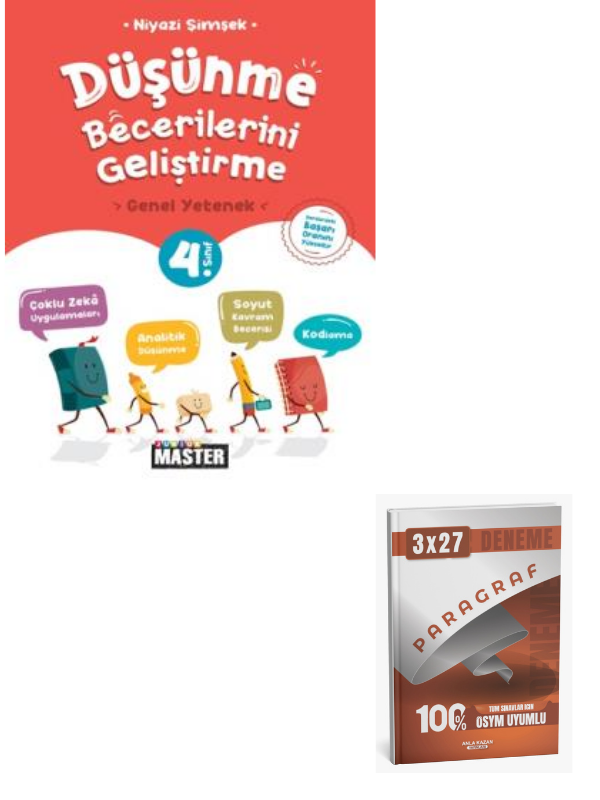 Okyanus 2027 4. Sınıf Junior Master Düşünme Becerilerini Geliştirme Genel Yetenek+ Anla Kazan Paragraf