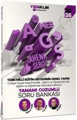 Yediiklim 2026 MEB-AGS Türk Milli Eğitim Sisteminin Genel Yapısı Soru Bankası Çözümlü Ahenk Serisi - Ali Birol, Bülent Tanık, Can Köni Yediiklim Yayınları