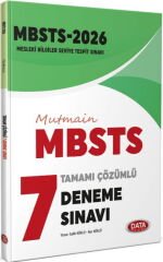 Data 2026 MBSTS Mutmain 5 Deneme Çözümlü Data Yayınları