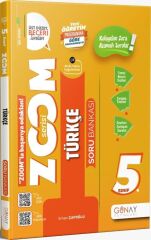 Günay Yayınları 5. Sınıf Türkçe Zoom Soru Bankası