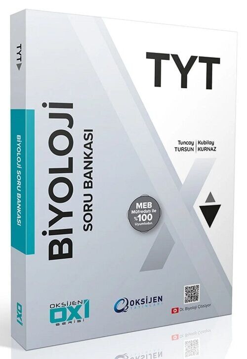 Oksijen YKS TYT Biyoloji Oxi Soru Bankası Çözümlü Oksijen Yayınları