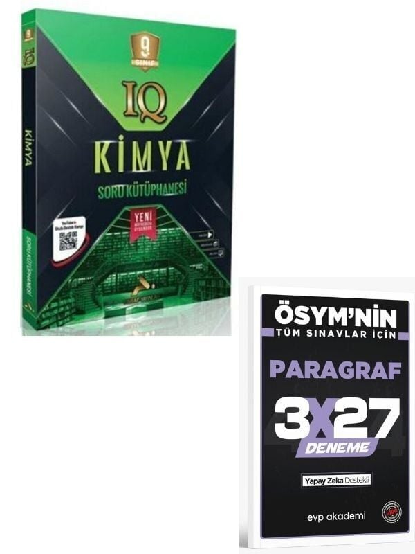Paraf 2027 9. Sınıf Kimya Soru Kütüphanesi+ EVP Akademi Paragraf