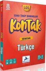 Paraf Yayınları 8. Sınıf Türkçe Kontak Konu Takip Denemeleri