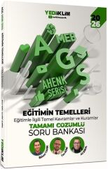 Yediiklim 2026 MEB-AGS Eğitimin Temelleri Soru bankası Çözümlü Ahenk Serisi - Ali Birol, Bülent Tanık, Can Köni Yediiklim Yayınları